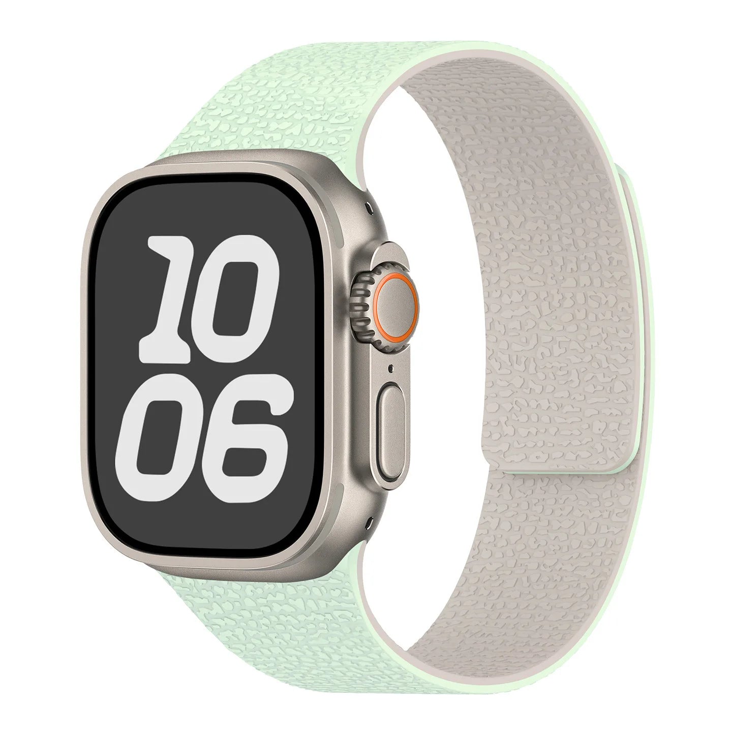 Silicone Magnetic Strap for Apple Watch - Adjustable Band for 49mm/46mm/45mm/44mm/42mm/41mm/40mm Series Ultra, SE & More