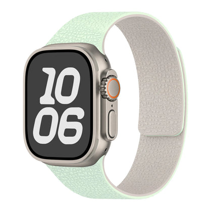 Silicone Magnetic Strap for Apple Watch - Adjustable Band for 49mm/46mm/45mm/44mm/42mm/41mm/40mm Series Ultra, SE & More