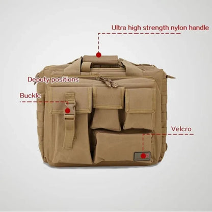 New Tactical Molle Backpack – Nylon Messenger Shoulder Bag, Laptop Briefcase, Outdoor