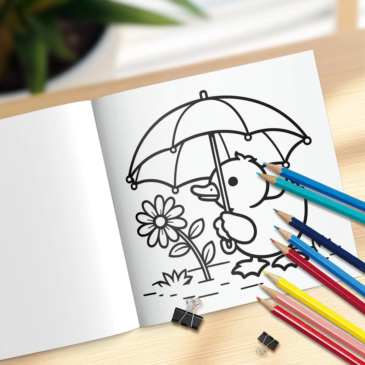 Cute Bold Easy Coloring Book - Fun Drawing & Coloring Activity Book for Adults, Party & Birthday Gift