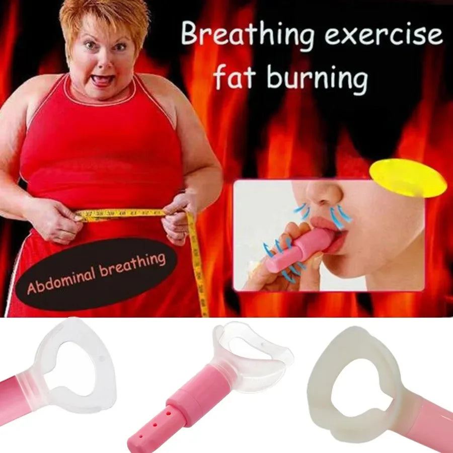 Abdominal Breathing Trainer - 5-Minute Waist and Lung Capacity Exercise Tool