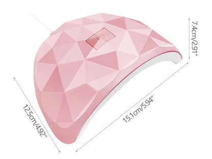 CNHIDS 54W 18 LED UV Nail Dryer – Manicure Lamp with USB, Smart Timer & Sun Light for Gel Nail Polish Curing