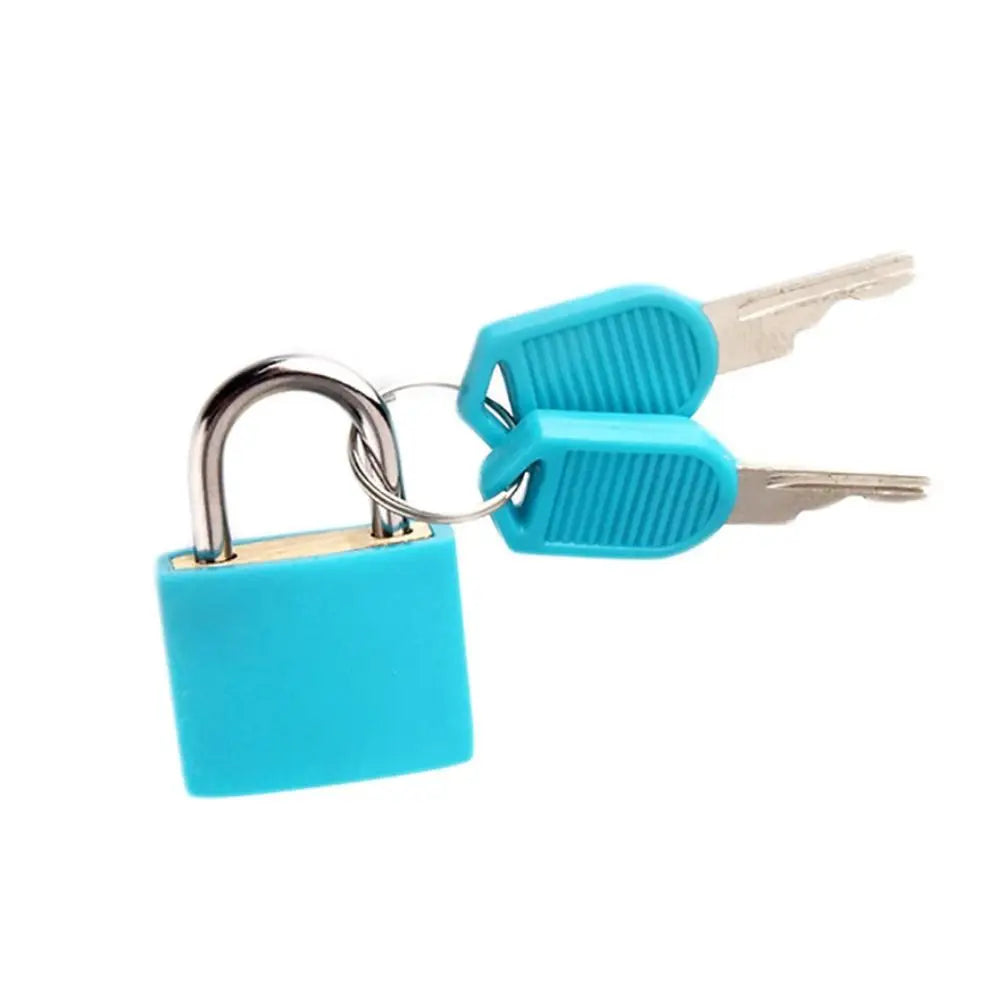 23mm Mini Coloured Padlock | Small Suitcase, Cabinet, Bookbag, Luggage & Home Ornament Lock for Travel Supplies