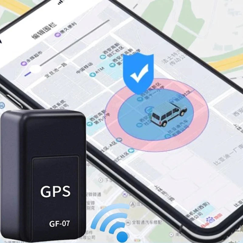 GF07 Mini Magnetic GPS Tracker – Real-Time Vehicle & Car Locator, Portable Compact Pet Tracking Device