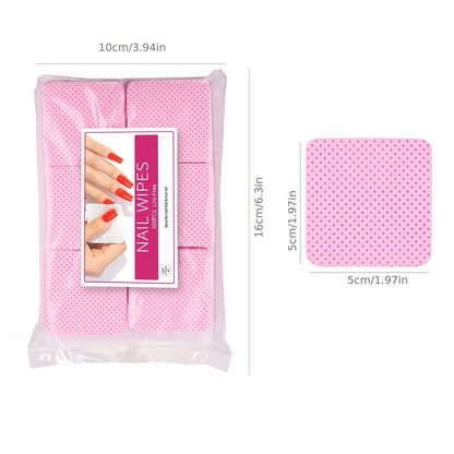 Nail Polish Remover Wipes – Non-Woven Nail Cleaning Pads for Women & Beauty Salon Use