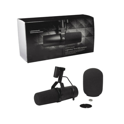 Professional Dynamic Microphone – Selectable Frequency Response for Studio Recording & Performance Vocals, Compatible with Shure SM7B