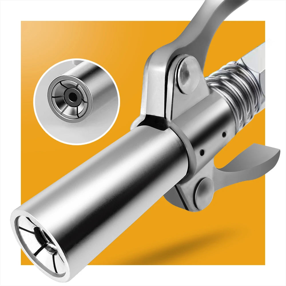 10000 PSI Grease Gun Coupler: Quick Release NPT1/8 Oil Pump Tip Tool - High-Pressure Grease Nozzle for Car Repair