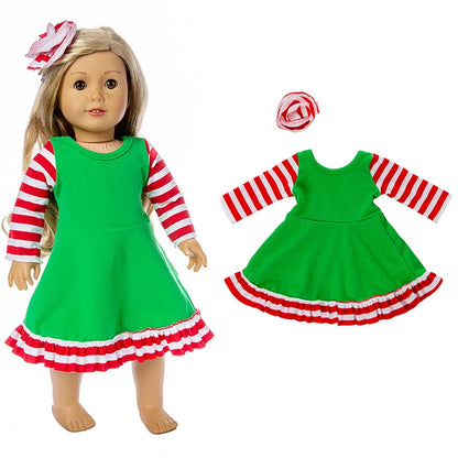 18-Inch Girl Doll Winter Coat – Jacket Outfit for 43cm Newborn Baby Dolls