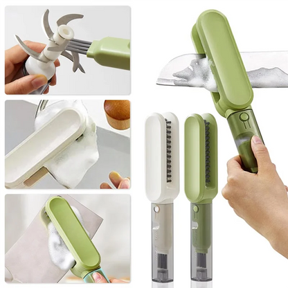 P4 Tableware Cleaning Brush – Strong Decontamination Scrubber in Green for Dishes & Utensils