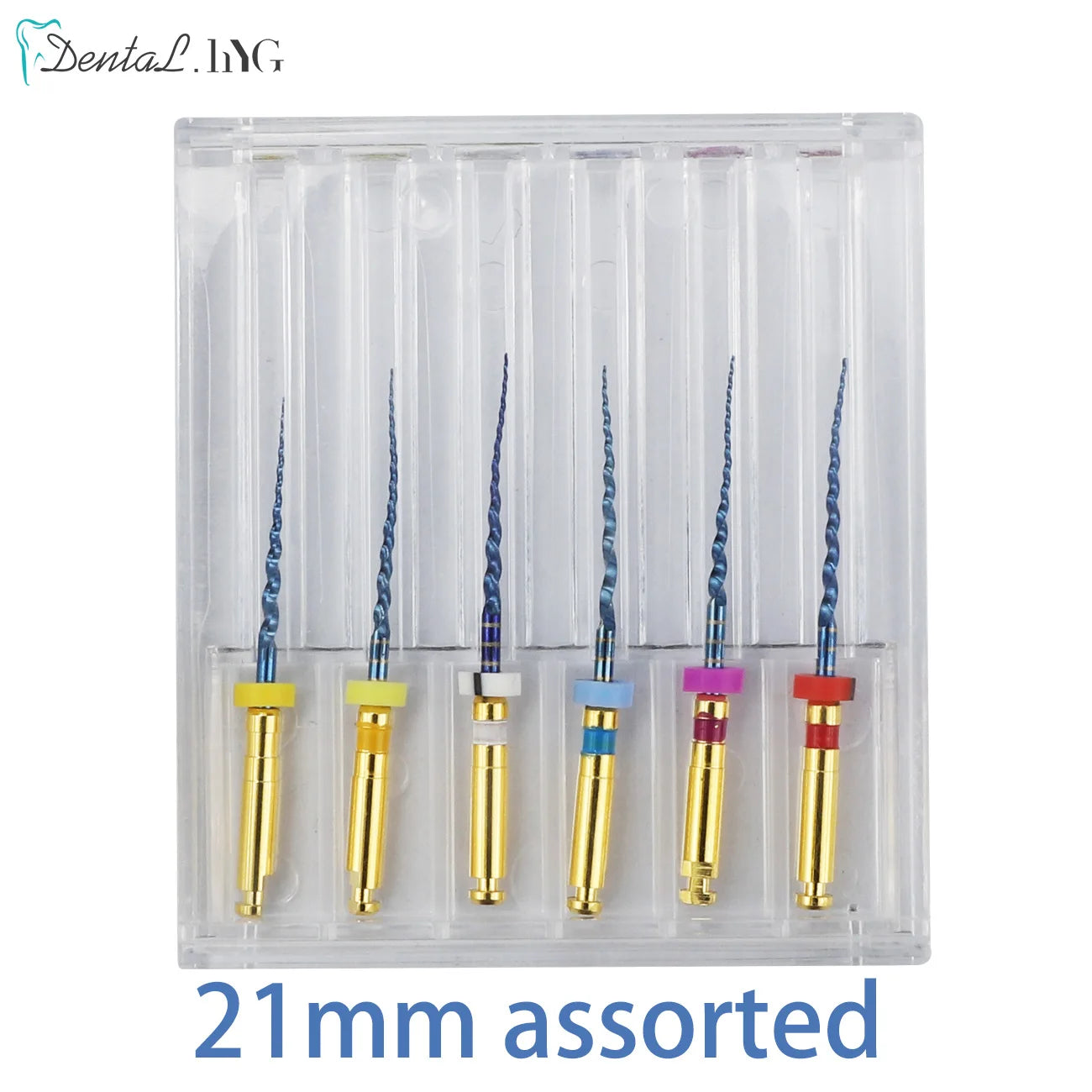 Dental SX-F3 Blue Nitinol Rotary Files – Universal Endodontic Engine Tool for Root Canal Treatment