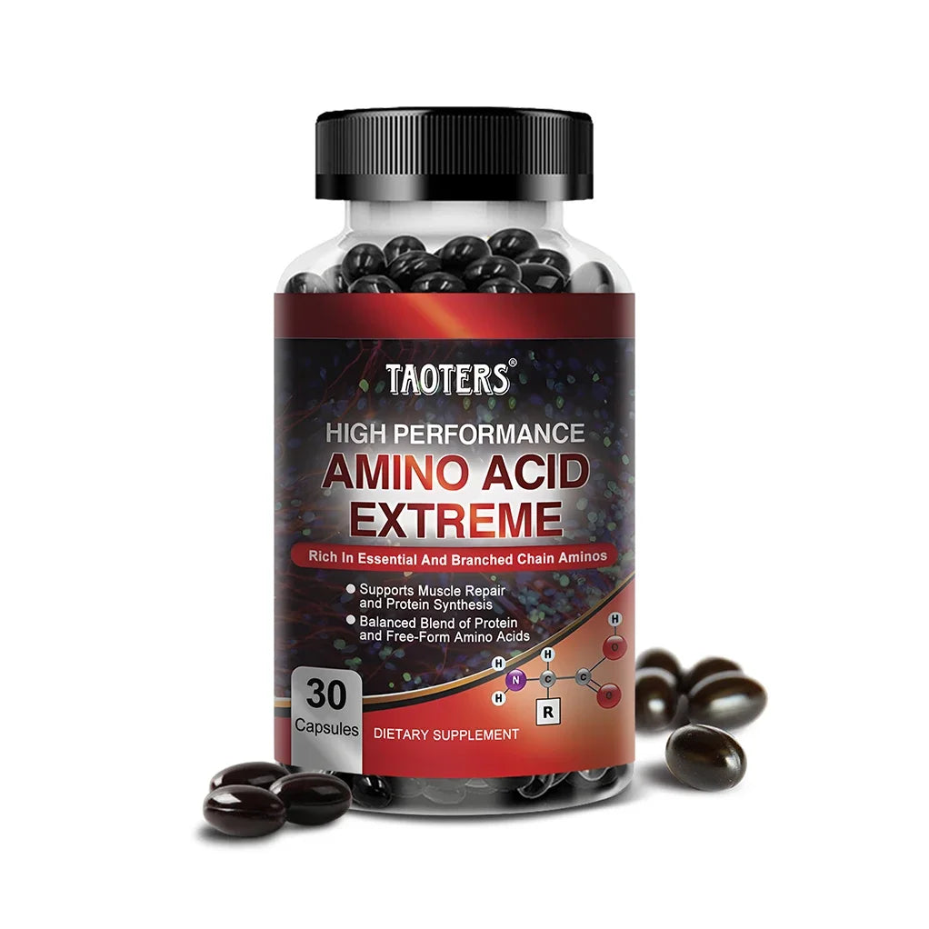 Advanced Bodybuilding Amino Acid Capsules – Boost Strength, Endurance, Muscle Mass & Energy