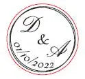 Custom Brass Wax Seal Stamp with 2 Initials & Wreath – Vintage Reusable DIY Wedding & Letter Stamp with Free Engraving