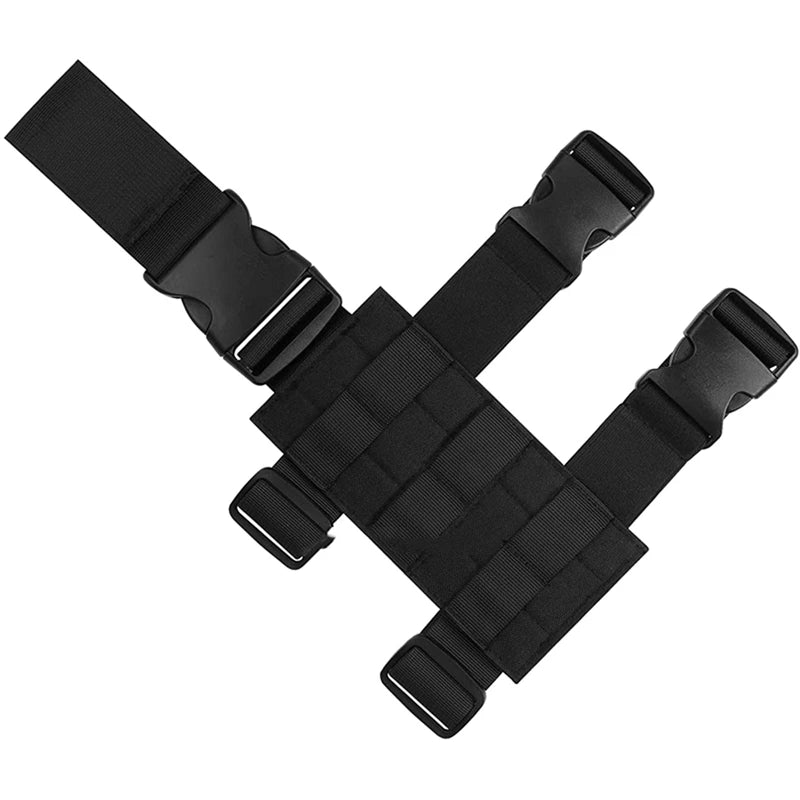 Universal Drop Leg Holster - MOLLE Thigh Platform for Hunting & Paintball with Adjustable Straps
