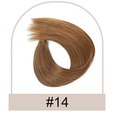 Silk Top Swiss Lace Clip-In Topper – Straight Real Human Hair Toupee with Bangs, Breathable & Soft, Blonde Color