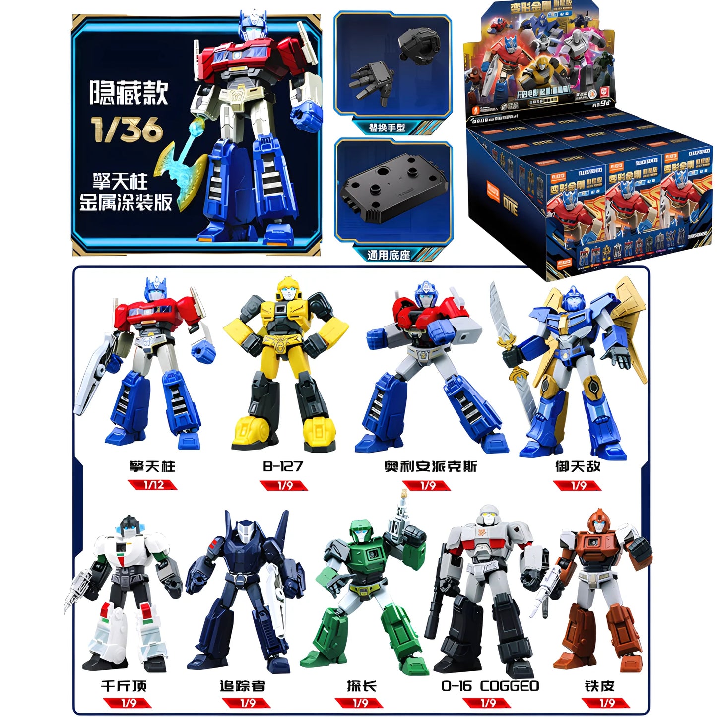 Original Blokees DIY Transformation Building Blocks – Optimus Prime, Megatron & Bumblebee Movable Figures Blind Box Kids Toy Collection