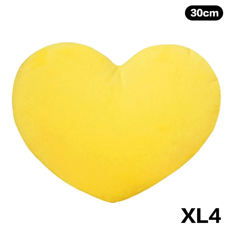 Cute Heart-Shaped Plush Pillow – Soft Sleeping Cushion for Living Room Decor, Valentine’s Day Gifts, Comfortable Sofa Pillow (15/20/30cm)