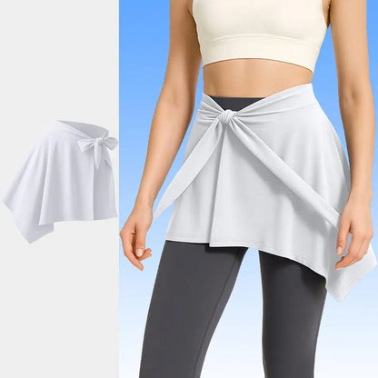 Women’s Adjustable Yoga Skirt Shorts – Quick Dry Anti-Exposure Fitness Running Skort