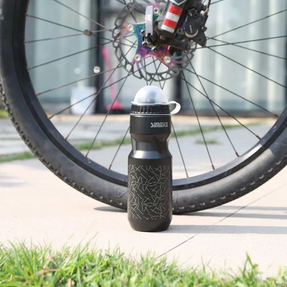 Universal Bicycle Bottle Cage with 750mL Water Bottle – Lightweight Bike Water Bottle Holder & Bracket for Mountain & Road Bikes