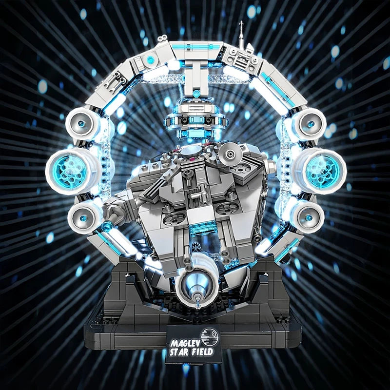Star Plan Falcon Spaceship Building Blocks – DIY Model Toy Set for Boys, Adults & Christmas Gifts