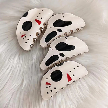 Muweordy Halloween Hair Clip | Funny Large Mask, Crab & Shark Hairpin for Women & Girls