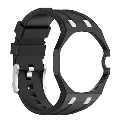 PC Watch Case & Silicone Strap - Wristwatch Modification Accessories for Swatch & AP Royal Oak Style Watches