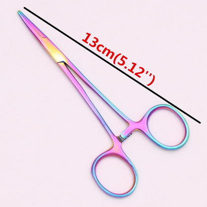 13cm Pet Hemostatic Forceps – Professional Japanese Stainless Steel Tool for Dogs & Cats, Grooming & Injury Care