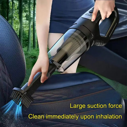Wireless Handheld Vacuum Cleaner – Powerful Suction, Quick-Charge Rechargeable Cleaner for Car, Home & Pet Hair