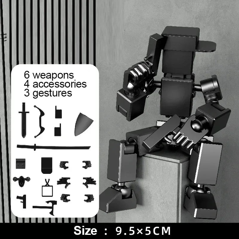 Multi-Jointed Movable Shapeshift Robot 3.0 – 3D Printed Action Model Doll Toy & Christmas Gift