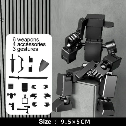 Multi-Jointed Movable Shapeshift Robot 3.0 – 3D Printed Action Model Doll Toy & Christmas Gift