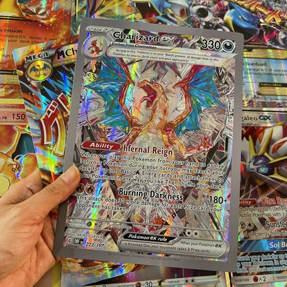 2024 Oversized Pokémon Cards – 30pcs Jumbo VMAX, VSTAR, GX, Arceus, Pikachu & Charizard Super Shiny Rare Cards for Birthday Gifts