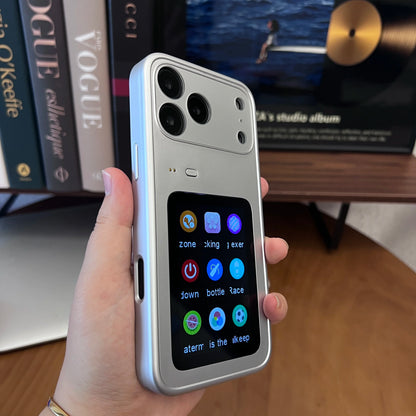 Smart LCD Phone Case - Interactive Rear Display Protective Cover for iPhone