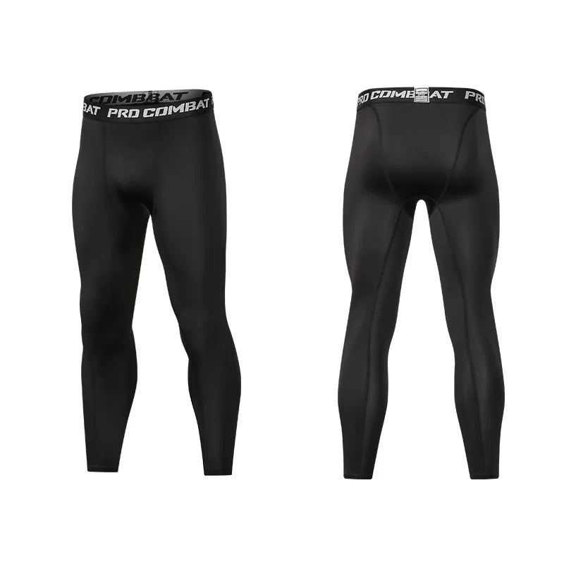 Men’s Compression Pants Cool Dry Tights – Athletic Running Baselayer Leggings for Sports, Workout & Fitness Training