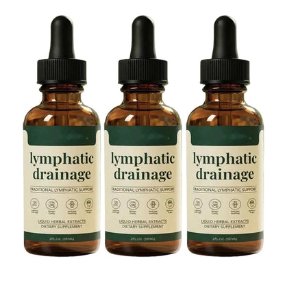 Lymphatic Support Drops - Natural Herbal Liquid Supplement, 59ml, 1/2/3 Pack
