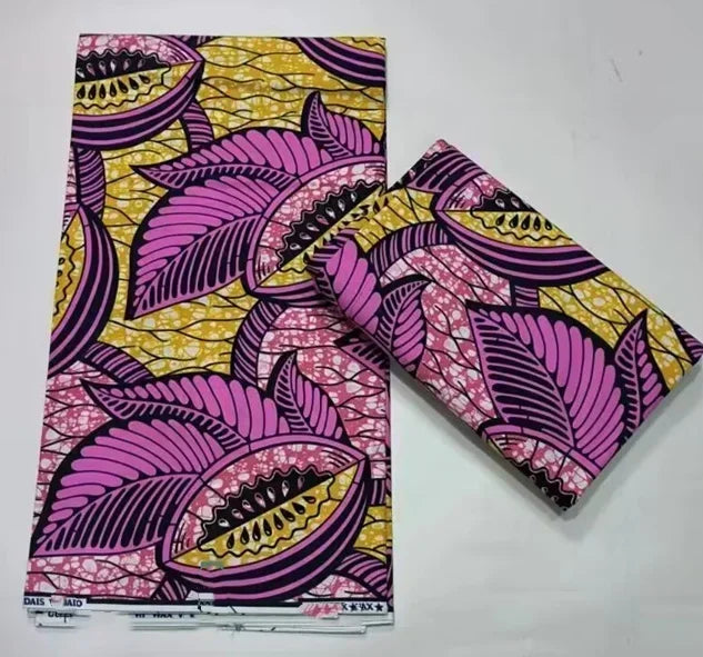 African Real Wax Print Fabric 100% Cotton - Ghana Style Ankara Pagne Nigeria Wax Tissu Soft Printed Fabric
