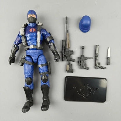 6-Inch G.I. Joe Classified Series Retro Snake Eyes Action Figure – Cobra Trooper Collectible Toy & Gift