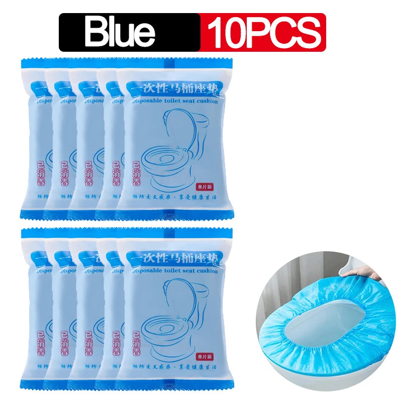 Disposable Toilet Seat Covers - Portable Waterproof Travel Toilet Seat Pads for Safe Bathroom Hygiene Accessories