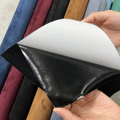 Self-Adhesive Suede Leather Fabric Roll - 50x300cm Velvet Cloth for Car Interior Modification, Door Panels, DIY Craft & Upholstery Projects