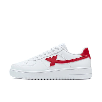 Xtep Men's Skateboarding Shoes - Trendy Street Style Low-Top Thick Sole Sneakers for Jogging & Casual Wear