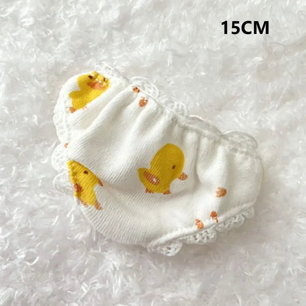 15/20cm Cotton Doll Underwear – High-Quality Multistyle Fashion Panties for Dolls