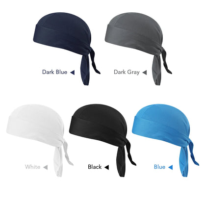 Bicycle Cycling Headband — Sweat-Wicking, Quick-Dry Sun-Protective Headscarf Bandana for Outdoor Sports