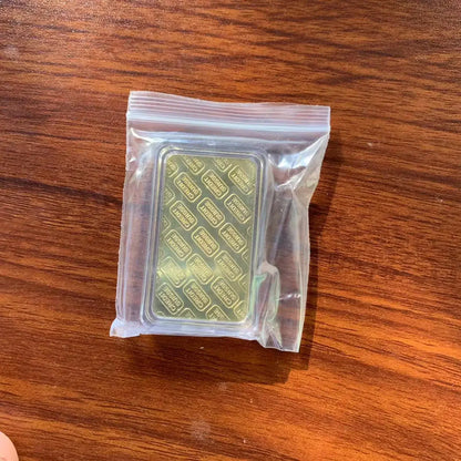 Simulation 1 OZ Gold Plated Credit Bullion Bar – Sussie Gold Ingot Bullion Replica