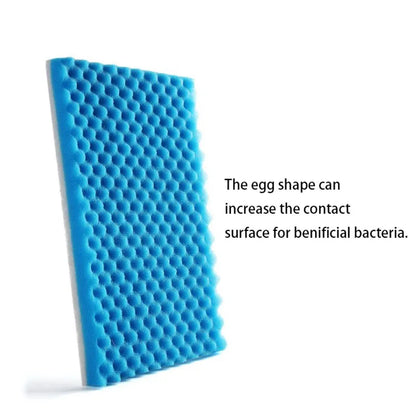 Super Thick Biochemical Aquarium Filter Cotton - Sponge Foam for Fish Tank, Bio Skimmer