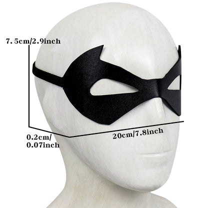 Bulex Nightwing Cosplay Costume – Adult Bat Superhero Outfit with Eye Mask for Halloween & Masquerade