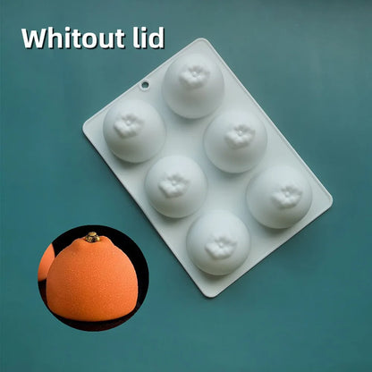 3D Lemon Shape Silicone Cake Mold — French Dessert Baking Tools for Brownies, Mousse & Pastry Decoration