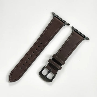 Leather Strap for Apple Watch – High-Quality Replacement Band for All Series 38-49mm