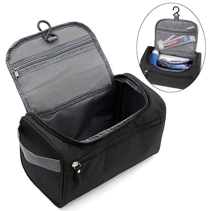 Waterproof Zipper Makeup Bag Organizer - Beauty Case for Men and Women, Cosmetic Toiletry Storage Travel Pouch Kit