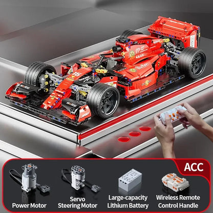1280PCS Technical Racing Sports Car Building Blocks – Mechanical Supercar Model Kit Puzzle Toy for Kids & Adults Gift