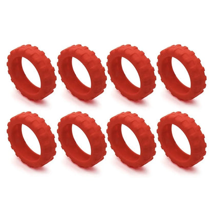 Universal Silicone Luggage Wheel Protectors – Travel Suitcase Caster Covers to Reduce Wear & Noise