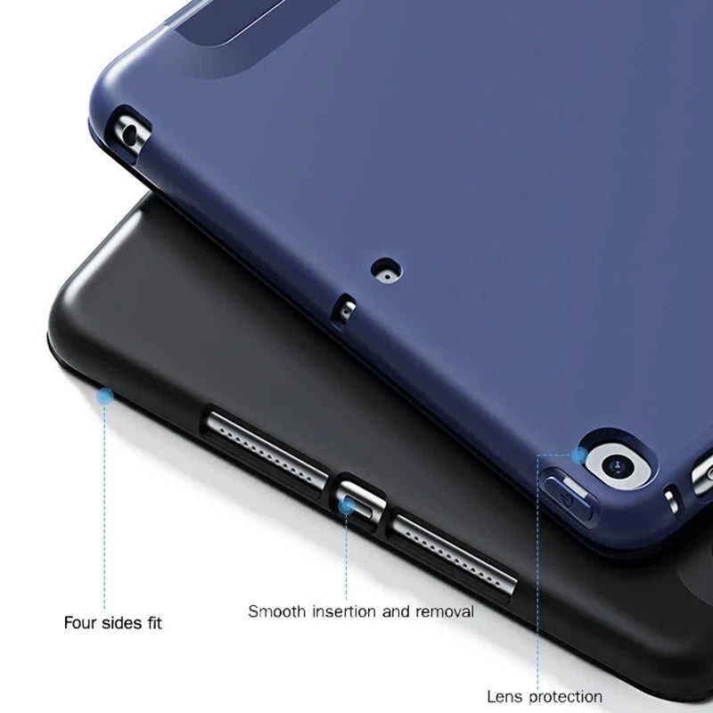 iPad Mini Smart Flip Case - 7.9-Inch Protective Cover for Mini 1st–5th Gen with Auto Sleep/Wake