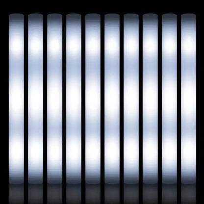 30Pcs Foam Glow Sticks – Colorful LED Flashing Glow Sticks with 3 Modes for Parties, Weddings & Concerts